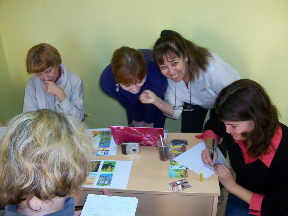 Therapy cards workshop, Minsk 2014
